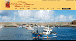 Desktop Screenshot of hotelrestauranteelpescador.com